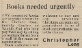 19820108 WANTING BOOKS CN